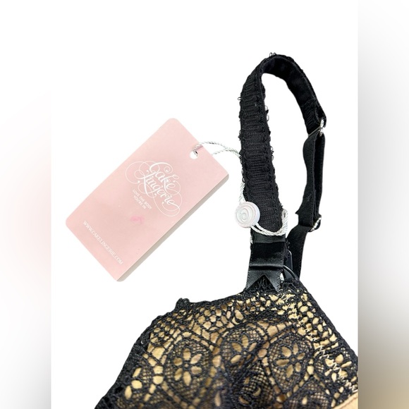 CAKE MATERNITY Honeycomb Macaroon Cotton Lined Flexible Wire Balcony Nursing Bra - Picture 5 of 9